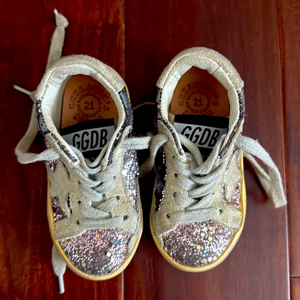 Golden Goose size 21 baby sneakers